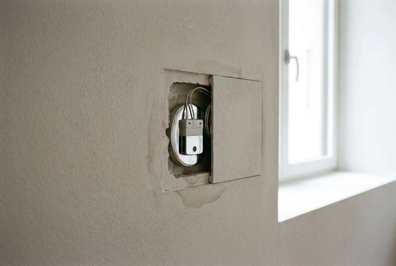 Fuite encastrée