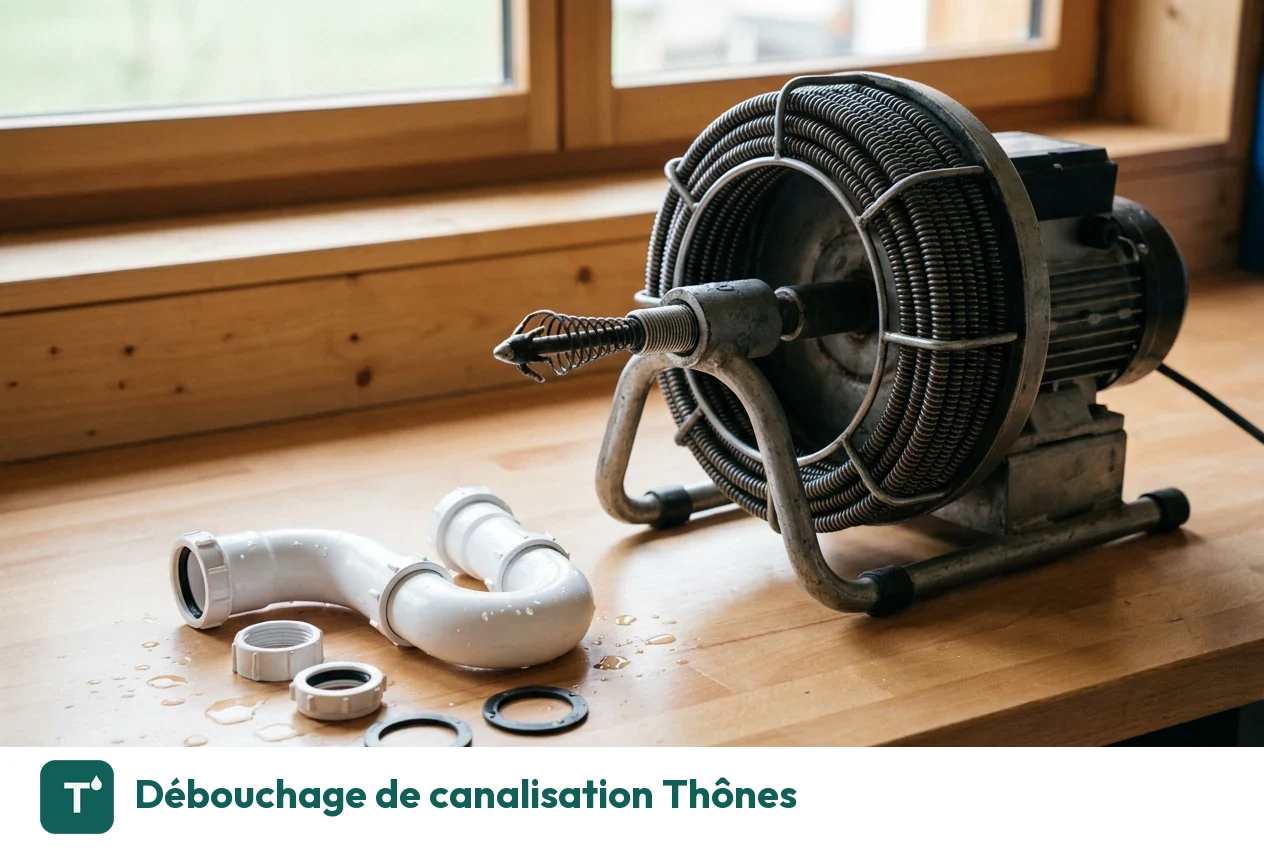 Débouchage de canalisation à Thônes