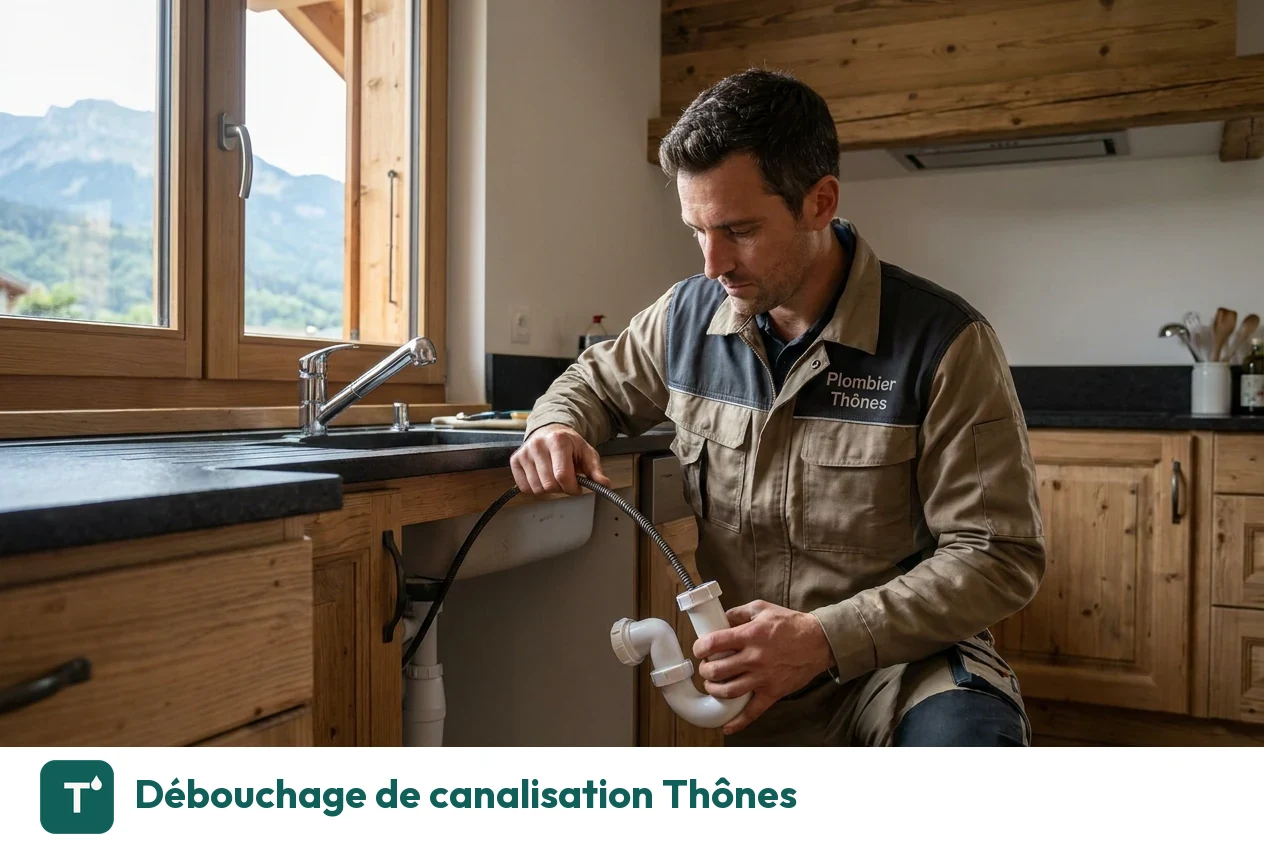 Débouchage de canalisation à Thônes
