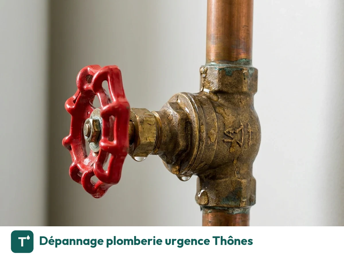 Dépannage plomberie urgence à Thônes