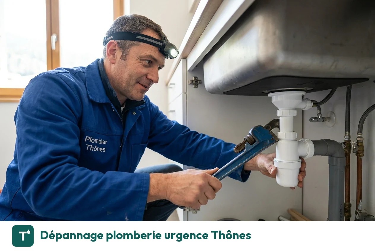 Dépannage plomberie urgence à Thônes