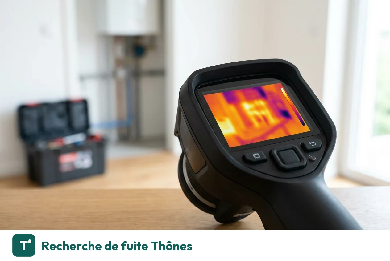 Recherche de fuite à Thônes