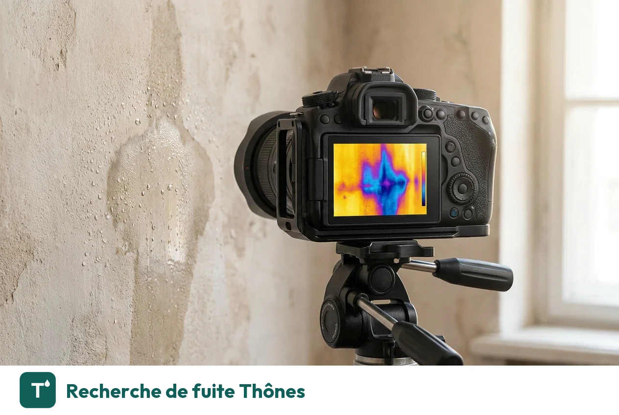 Recherche de fuite à Thônes