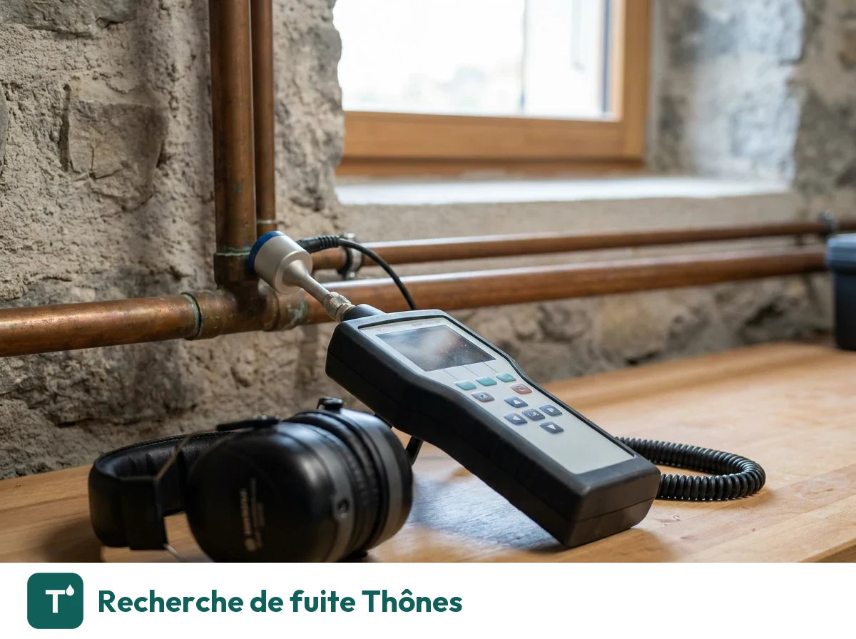 Recherche de fuite à Thônes