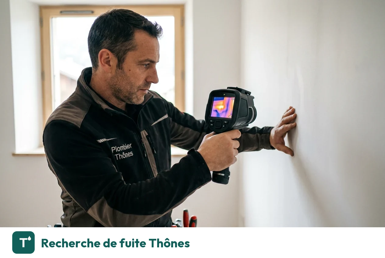 Recherche de fuite à Thônes