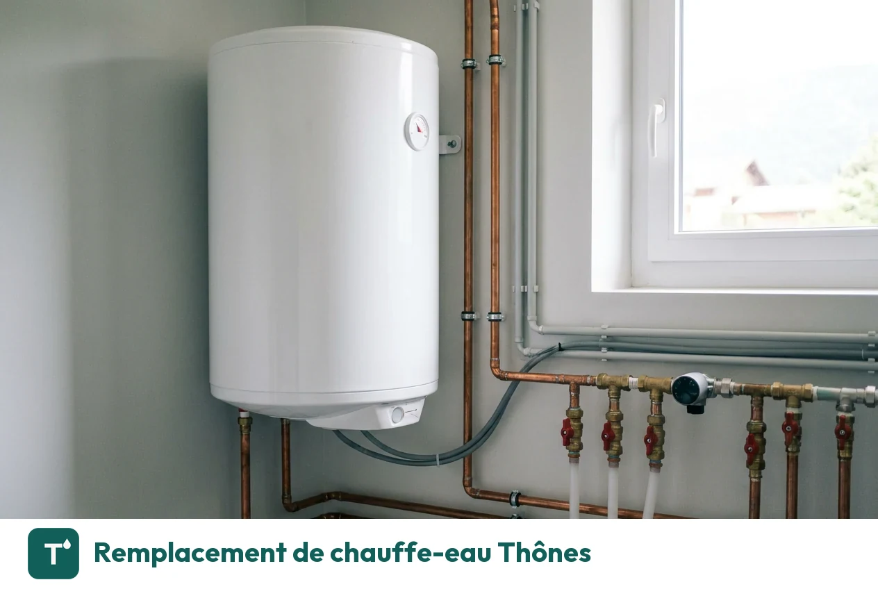 Remplacement de chauffe-eau à Thônes