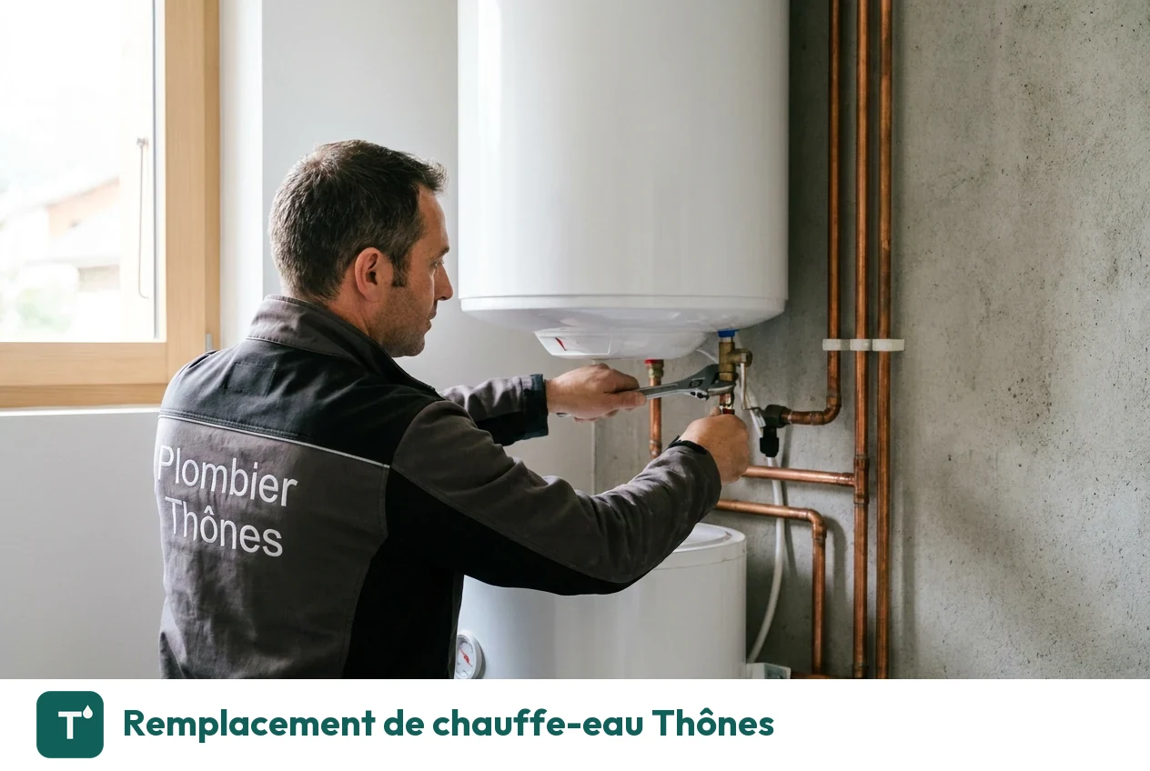 Remplacement de chauffe-eau à Thônes