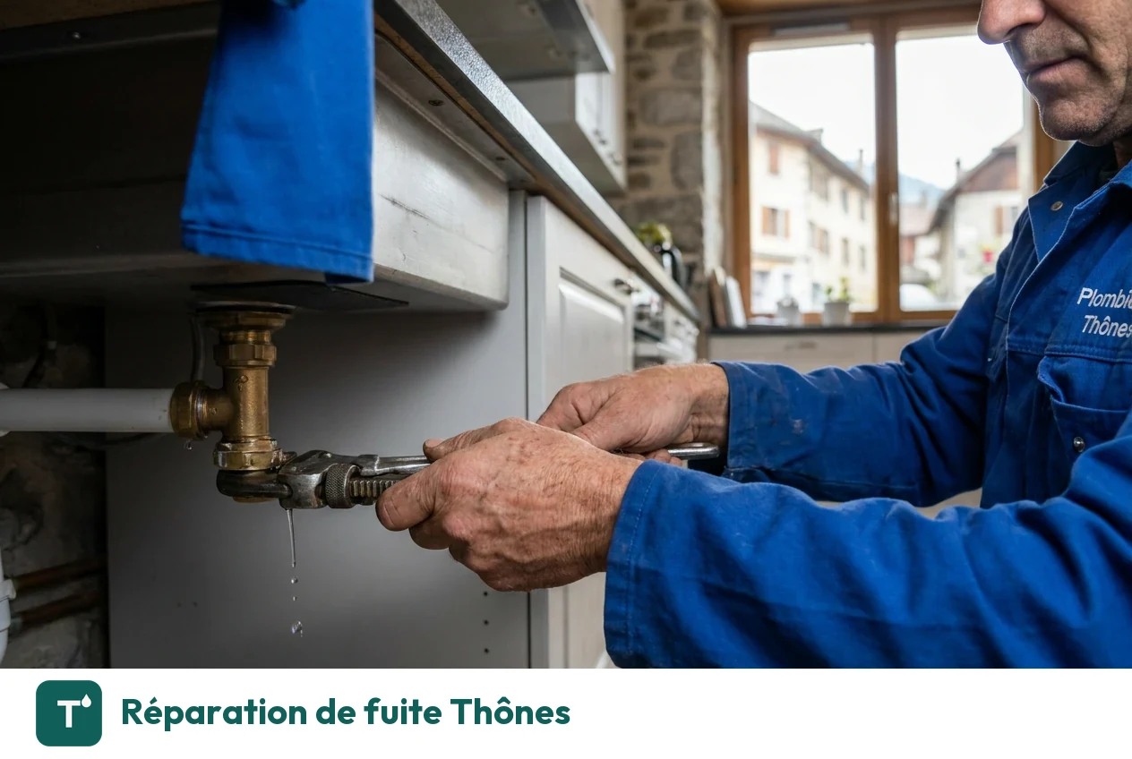 Réparation de fuite à Thônes